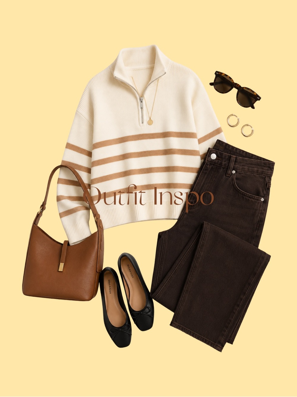 Mango Striped Sweater with Zipper - Picture 13 of 14